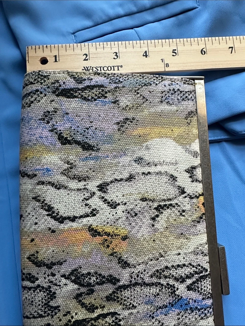 RACHEL Rachel Roy Multicolor Snake-Print Clutch